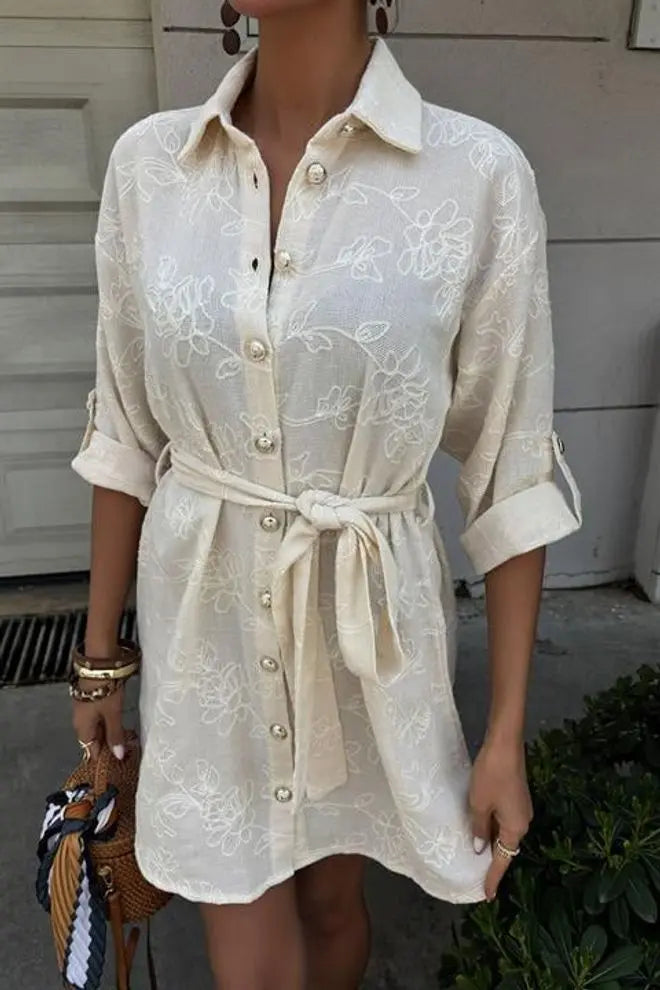 Robe Brodée à Fleurs 🌺 Ma boutique
